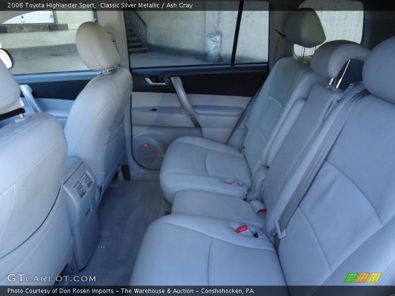 Classic Silver Metallic / Ash Gray 2008 Toyota Highlander Sport
