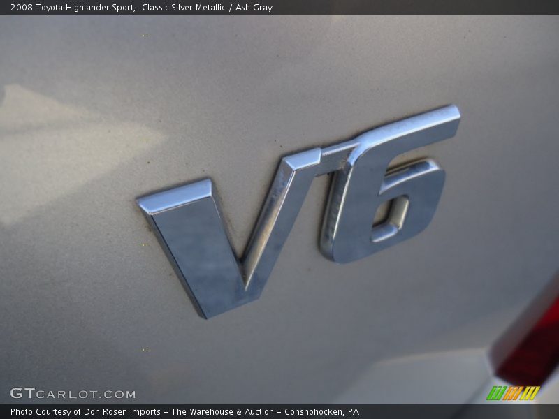 Classic Silver Metallic / Ash Gray 2008 Toyota Highlander Sport