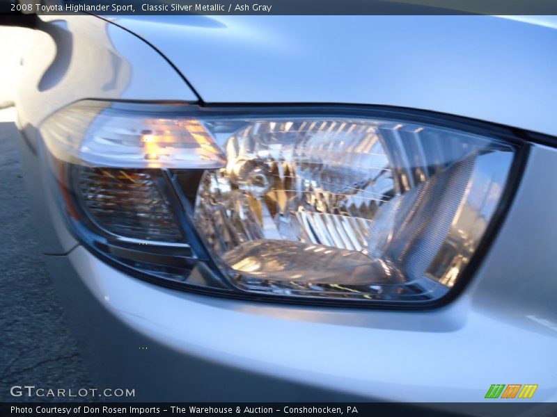 Classic Silver Metallic / Ash Gray 2008 Toyota Highlander Sport