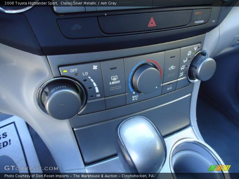 Classic Silver Metallic / Ash Gray 2008 Toyota Highlander Sport