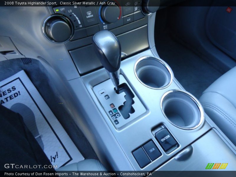 Classic Silver Metallic / Ash Gray 2008 Toyota Highlander Sport