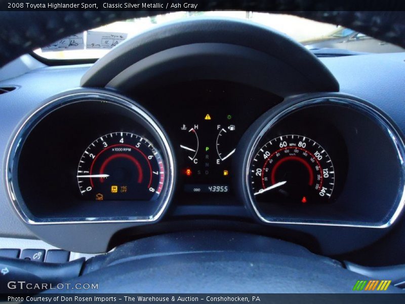 Classic Silver Metallic / Ash Gray 2008 Toyota Highlander Sport