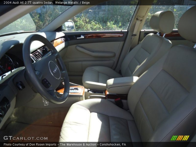 Melange Metallic / Beige 2004 Audi A6 2.7T quattro Sedan