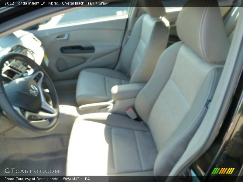  2012 Insight EX Hybrid Gray Interior