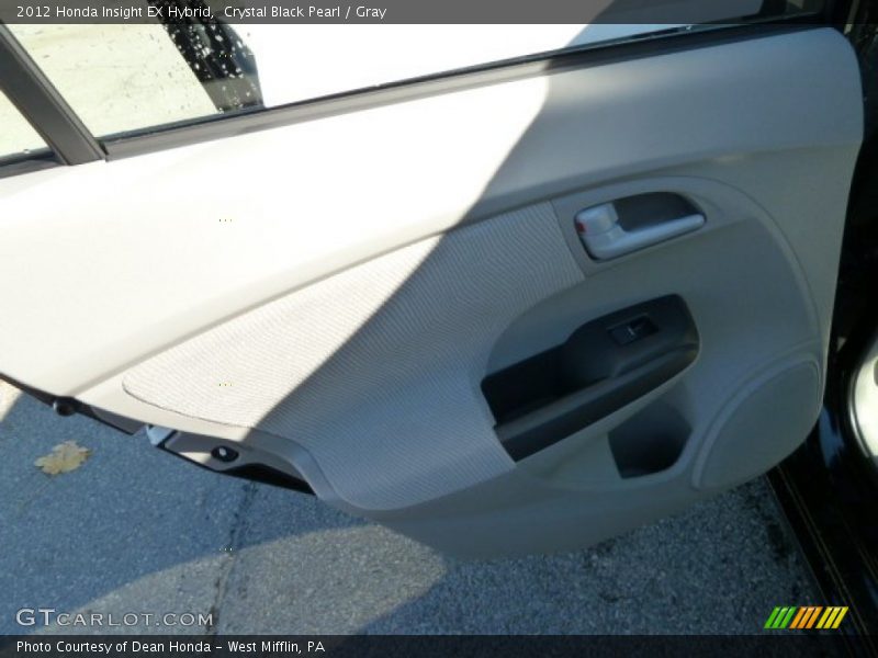 Crystal Black Pearl / Gray 2012 Honda Insight EX Hybrid