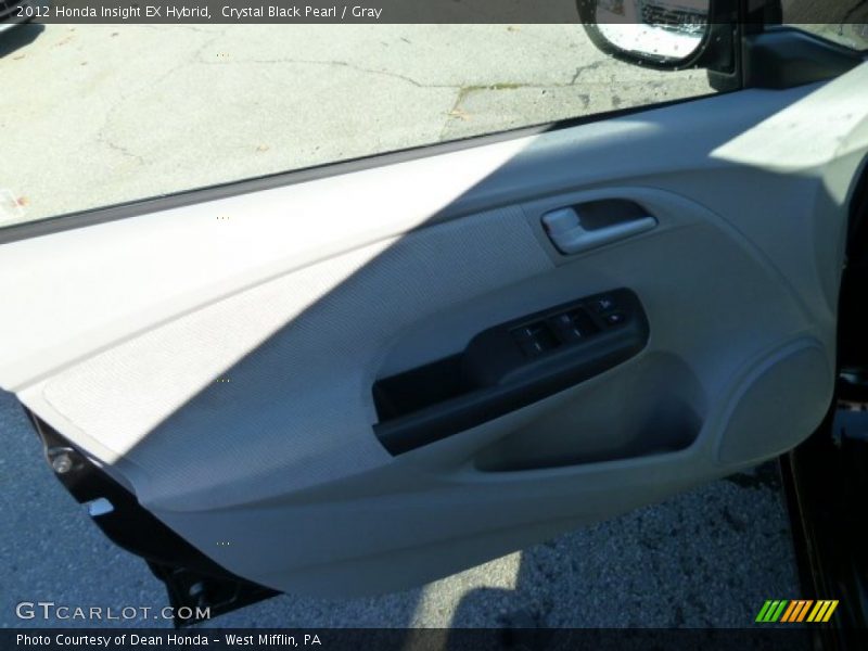 Crystal Black Pearl / Gray 2012 Honda Insight EX Hybrid