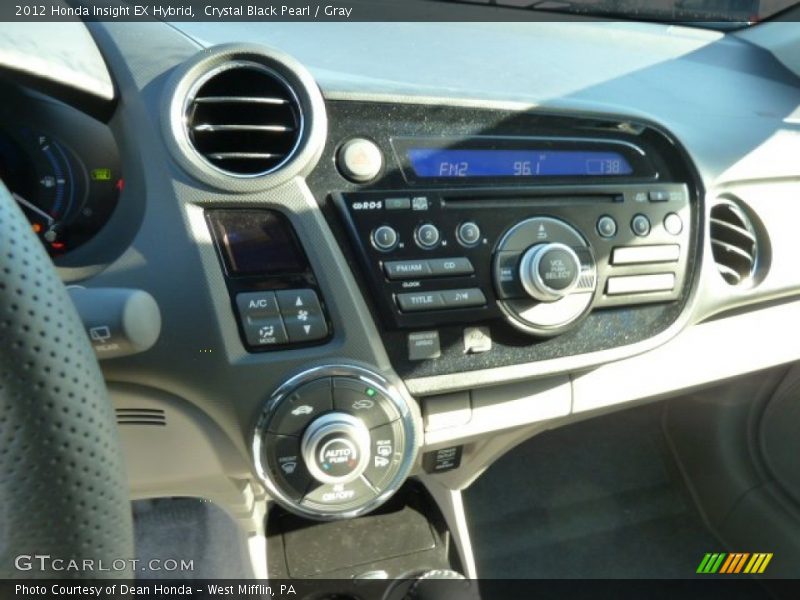 Controls of 2012 Insight EX Hybrid