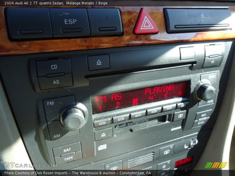 Audio System of 2004 A6 2.7T quattro Sedan