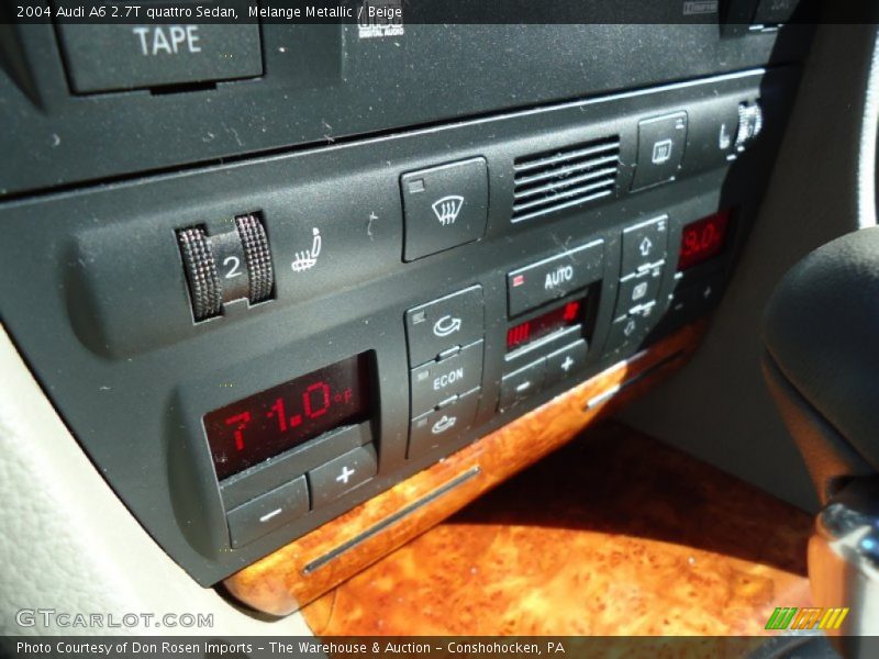 Controls of 2004 A6 2.7T quattro Sedan