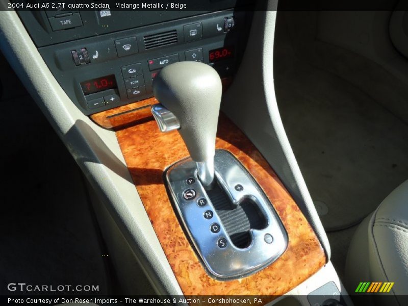  2004 A6 2.7T quattro Sedan 5 Speed Tiptronic Automatic Shifter