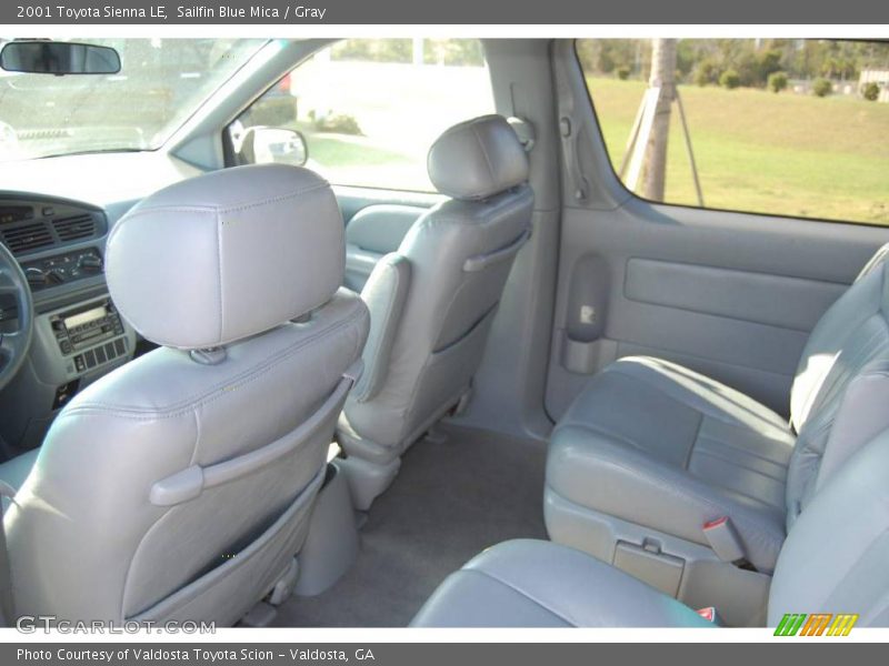 Sailfin Blue Mica / Gray 2001 Toyota Sienna LE