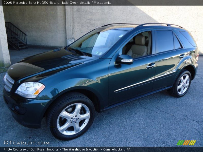 Jade Green Metallic / Macadamia 2008 Mercedes-Benz ML 350 4Matic