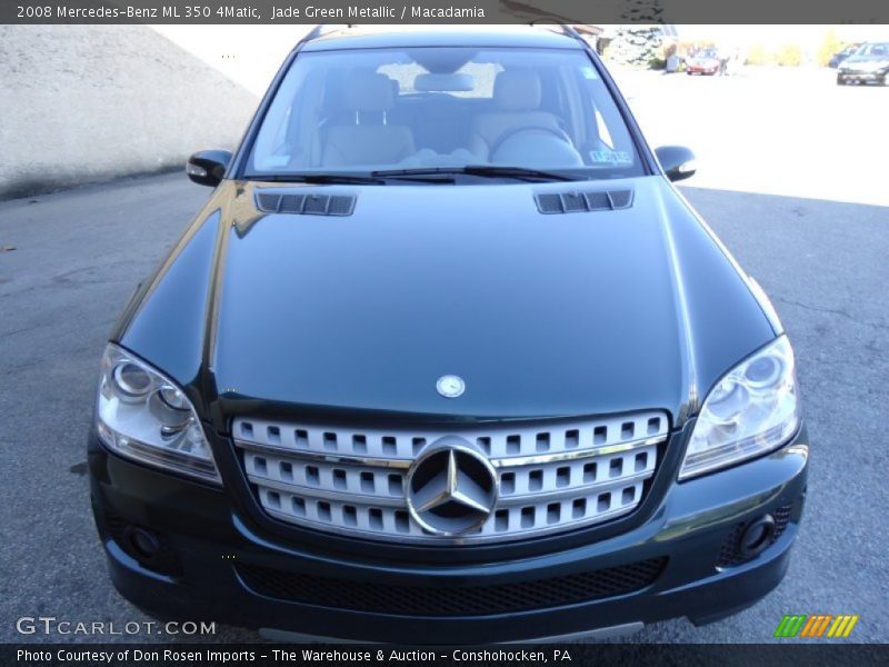 Jade Green Metallic / Macadamia 2008 Mercedes-Benz ML 350 4Matic