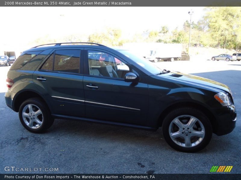 Jade Green Metallic / Macadamia 2008 Mercedes-Benz ML 350 4Matic