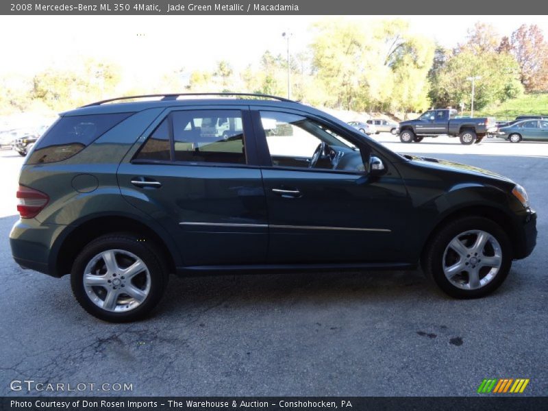 Jade Green Metallic / Macadamia 2008 Mercedes-Benz ML 350 4Matic