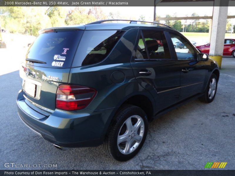 Jade Green Metallic / Macadamia 2008 Mercedes-Benz ML 350 4Matic