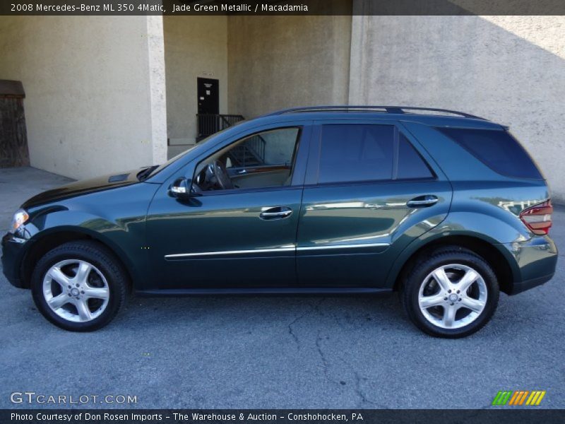 Jade Green Metallic / Macadamia 2008 Mercedes-Benz ML 350 4Matic