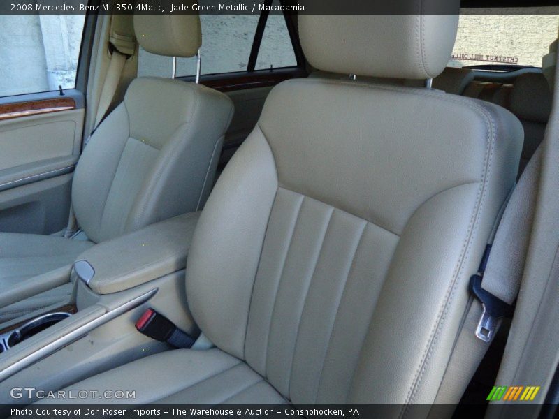 Jade Green Metallic / Macadamia 2008 Mercedes-Benz ML 350 4Matic