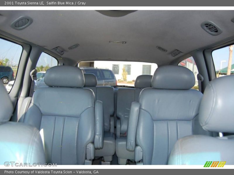 Sailfin Blue Mica / Gray 2001 Toyota Sienna LE