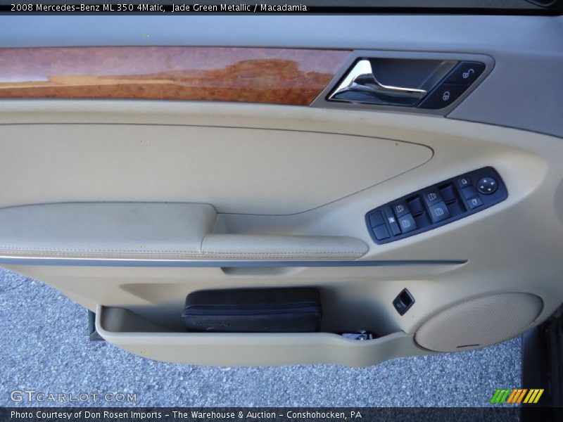 Jade Green Metallic / Macadamia 2008 Mercedes-Benz ML 350 4Matic