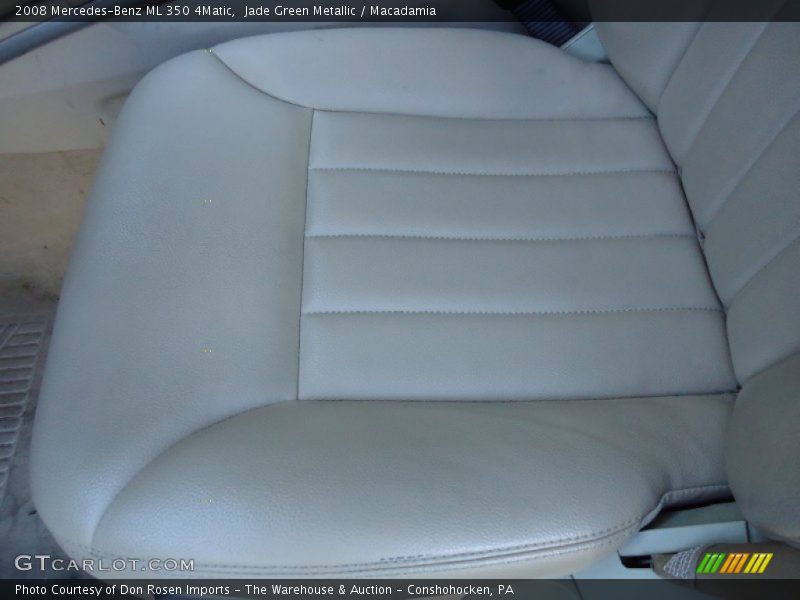 Jade Green Metallic / Macadamia 2008 Mercedes-Benz ML 350 4Matic