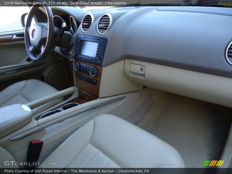 Jade Green Metallic / Macadamia 2008 Mercedes-Benz ML 350 4Matic