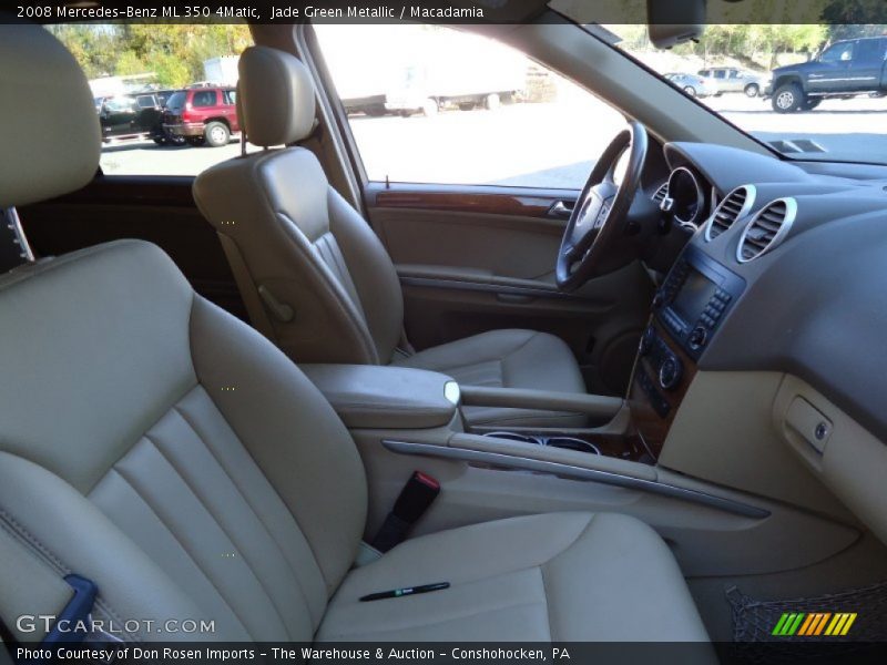 Jade Green Metallic / Macadamia 2008 Mercedes-Benz ML 350 4Matic