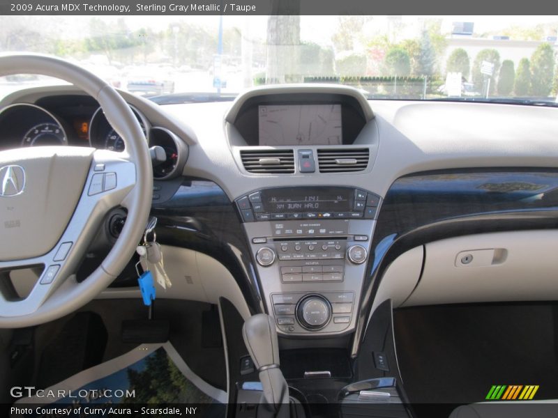 Sterling Gray Metallic / Taupe 2009 Acura MDX Technology