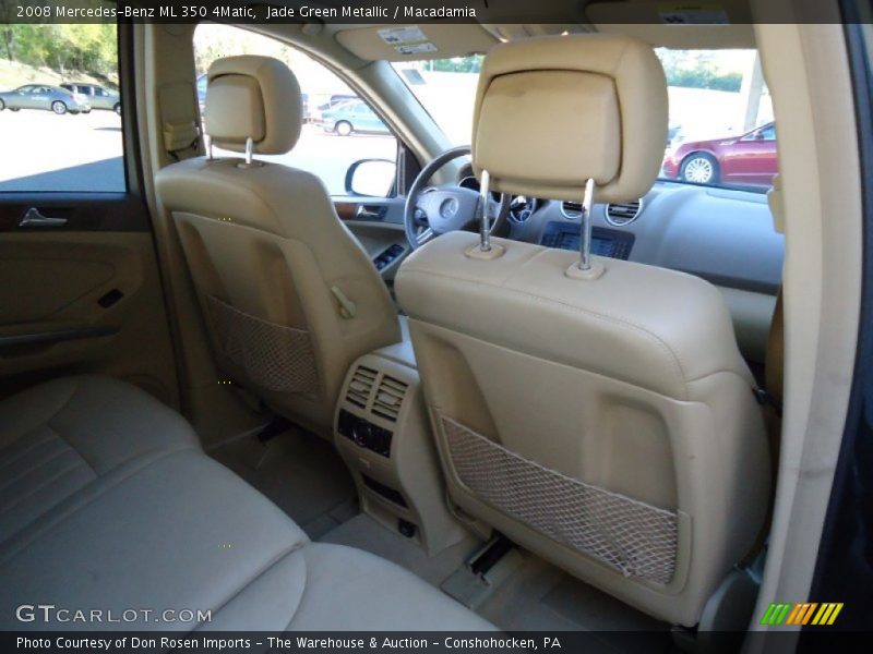Jade Green Metallic / Macadamia 2008 Mercedes-Benz ML 350 4Matic