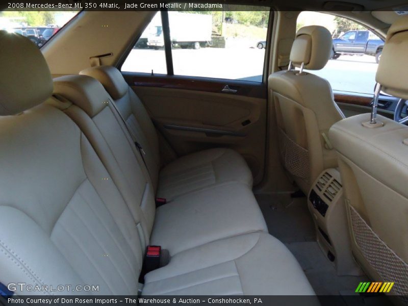 Jade Green Metallic / Macadamia 2008 Mercedes-Benz ML 350 4Matic
