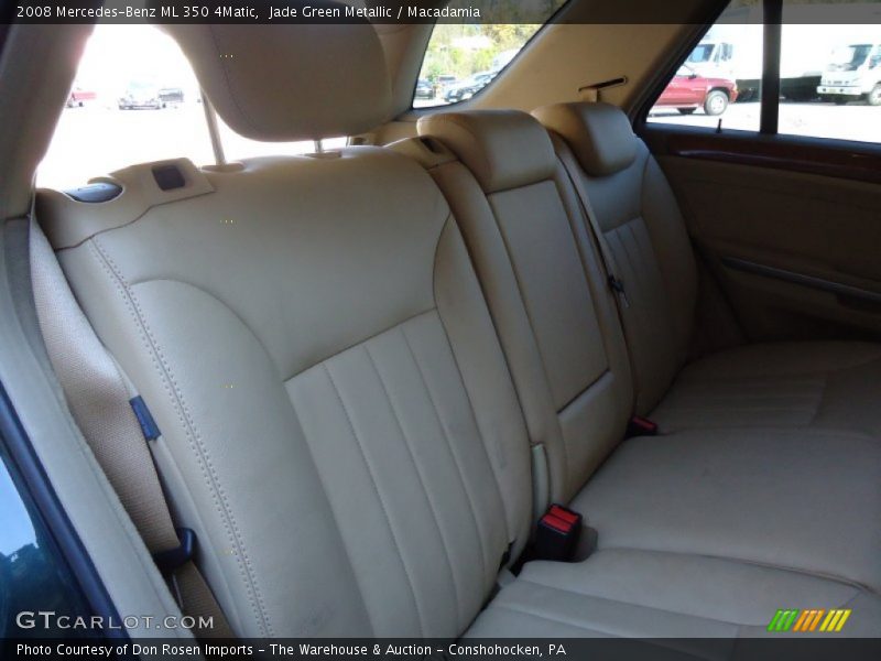 Jade Green Metallic / Macadamia 2008 Mercedes-Benz ML 350 4Matic