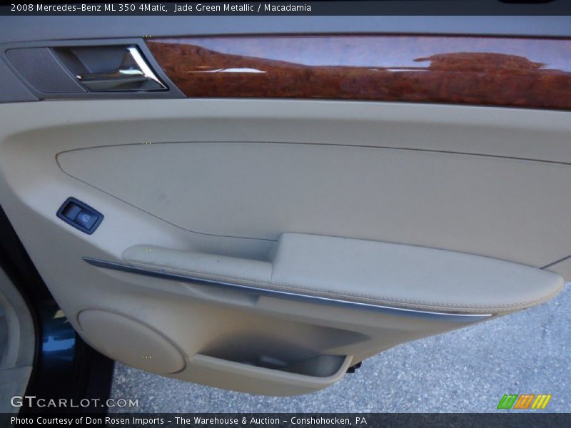 Jade Green Metallic / Macadamia 2008 Mercedes-Benz ML 350 4Matic
