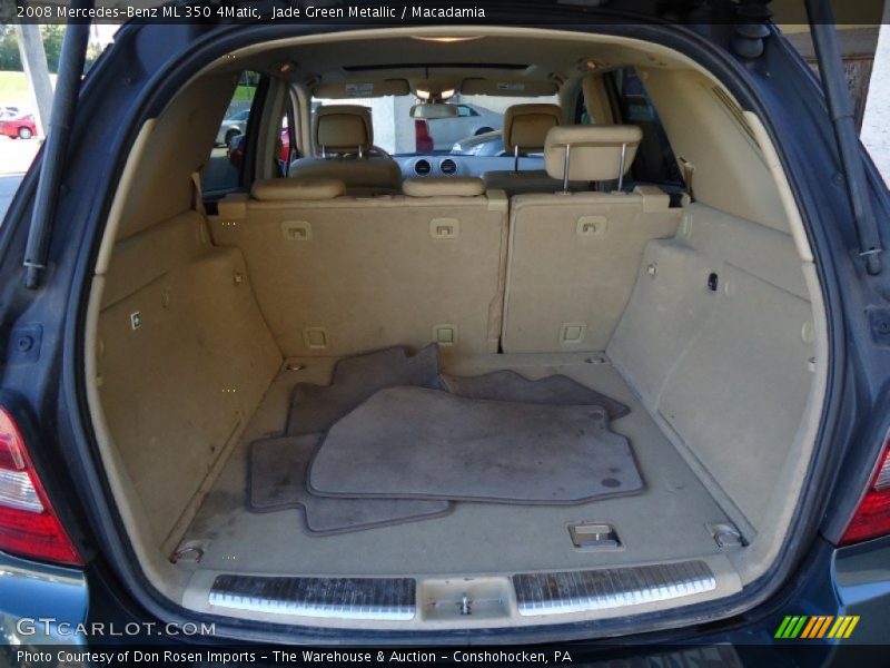 Jade Green Metallic / Macadamia 2008 Mercedes-Benz ML 350 4Matic