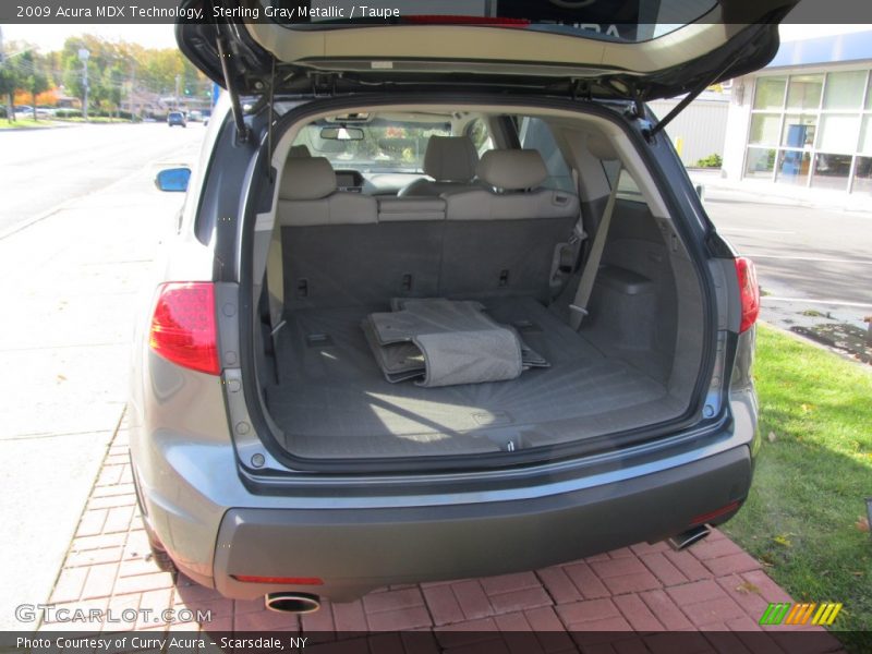 Sterling Gray Metallic / Taupe 2009 Acura MDX Technology