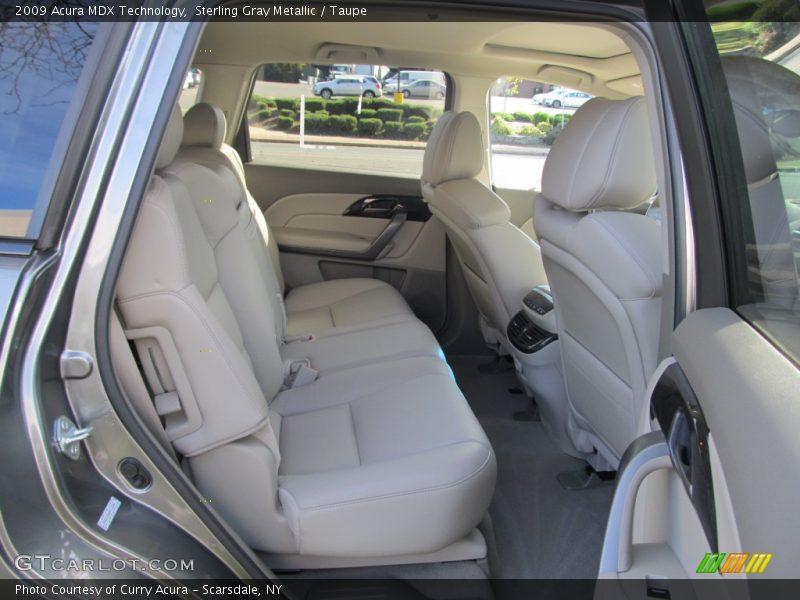 Sterling Gray Metallic / Taupe 2009 Acura MDX Technology