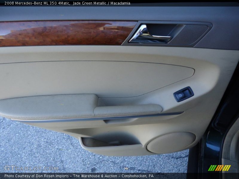 Jade Green Metallic / Macadamia 2008 Mercedes-Benz ML 350 4Matic