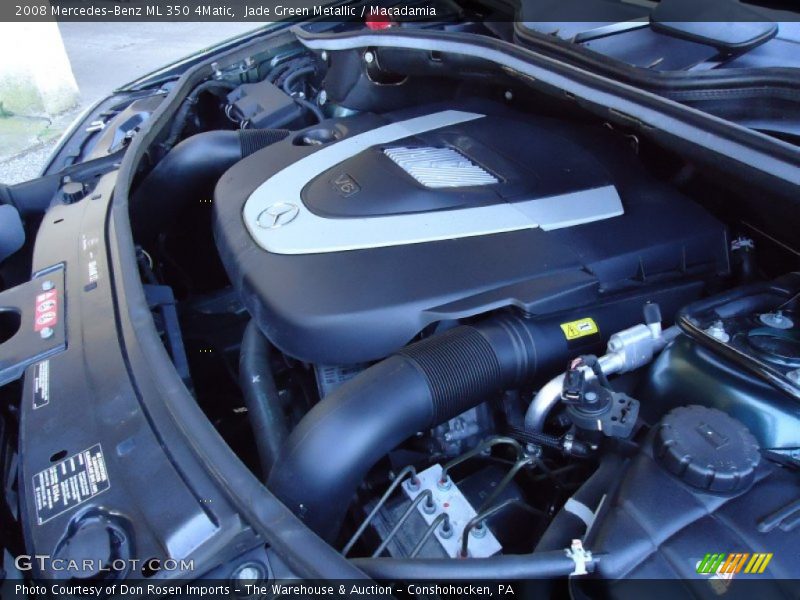 Jade Green Metallic / Macadamia 2008 Mercedes-Benz ML 350 4Matic