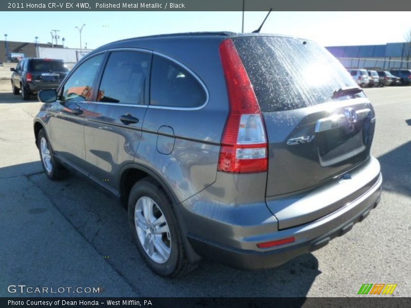Polished Metal Metallic / Black 2011 Honda CR-V EX 4WD