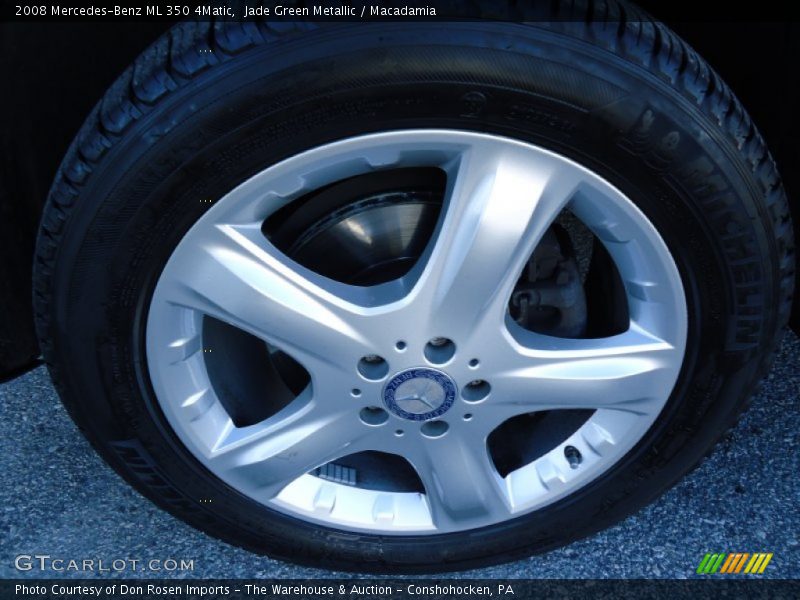 Jade Green Metallic / Macadamia 2008 Mercedes-Benz ML 350 4Matic