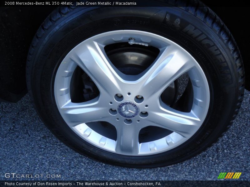 Jade Green Metallic / Macadamia 2008 Mercedes-Benz ML 350 4Matic