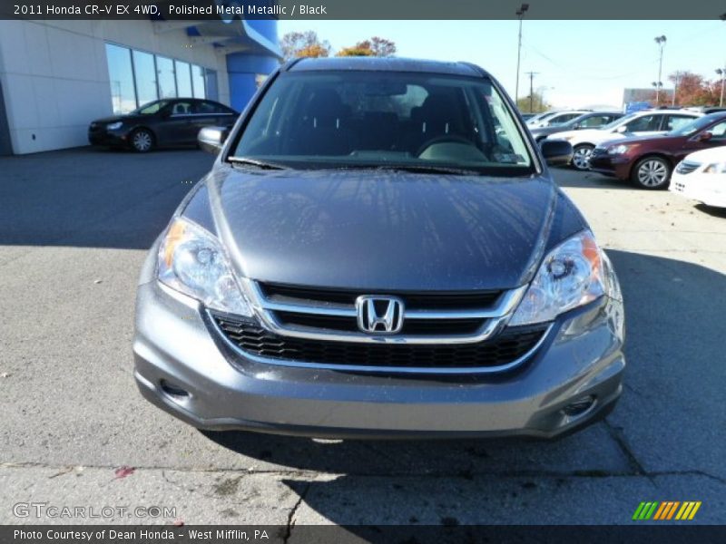 Polished Metal Metallic / Black 2011 Honda CR-V EX 4WD