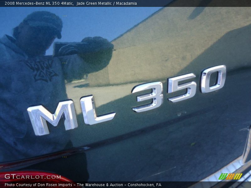 Jade Green Metallic / Macadamia 2008 Mercedes-Benz ML 350 4Matic