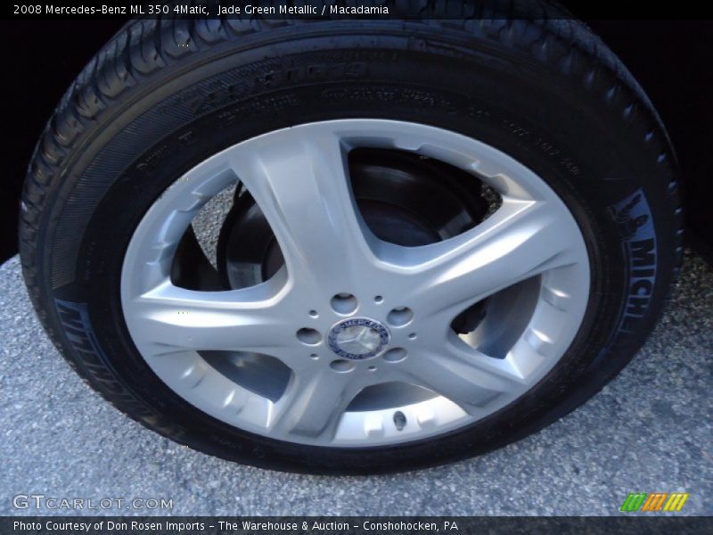 Jade Green Metallic / Macadamia 2008 Mercedes-Benz ML 350 4Matic