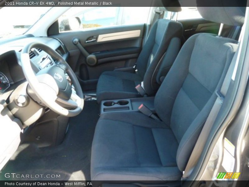 Polished Metal Metallic / Black 2011 Honda CR-V EX 4WD