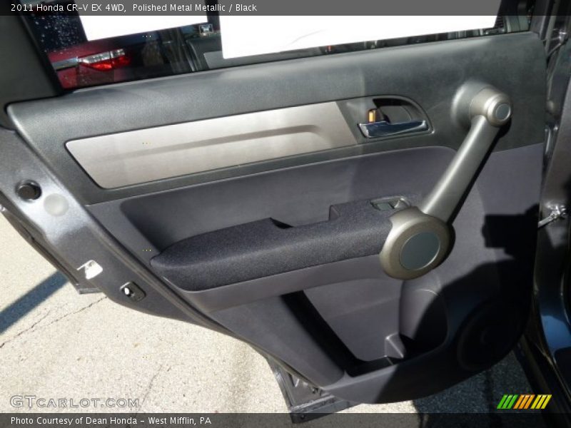 Polished Metal Metallic / Black 2011 Honda CR-V EX 4WD