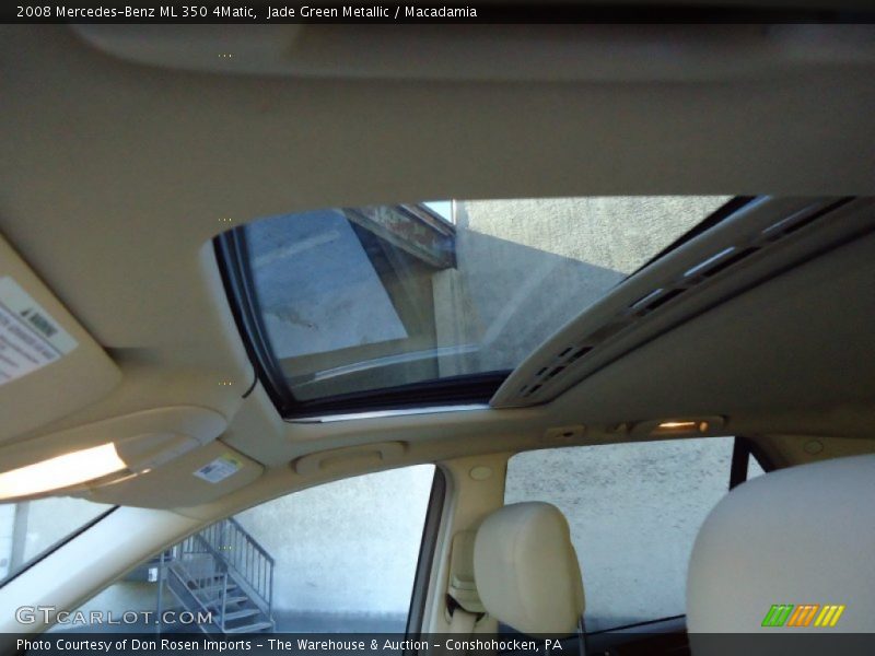 Jade Green Metallic / Macadamia 2008 Mercedes-Benz ML 350 4Matic