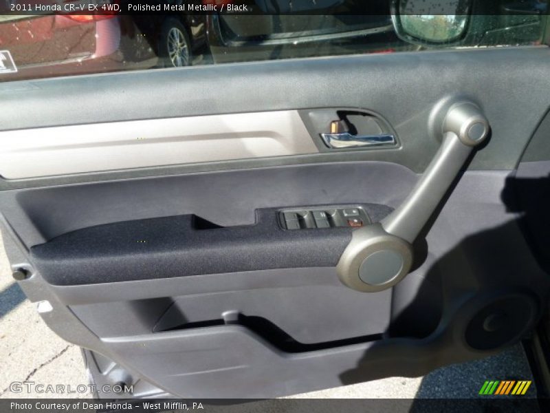 Polished Metal Metallic / Black 2011 Honda CR-V EX 4WD