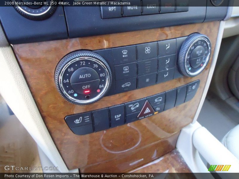 Jade Green Metallic / Macadamia 2008 Mercedes-Benz ML 350 4Matic