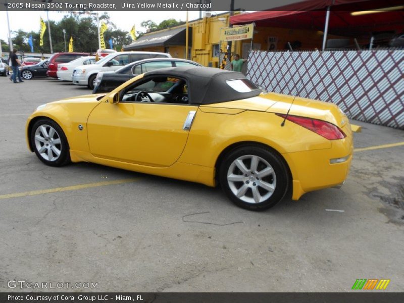 Ultra Yellow Metallic / Charcoal 2005 Nissan 350Z Touring Roadster