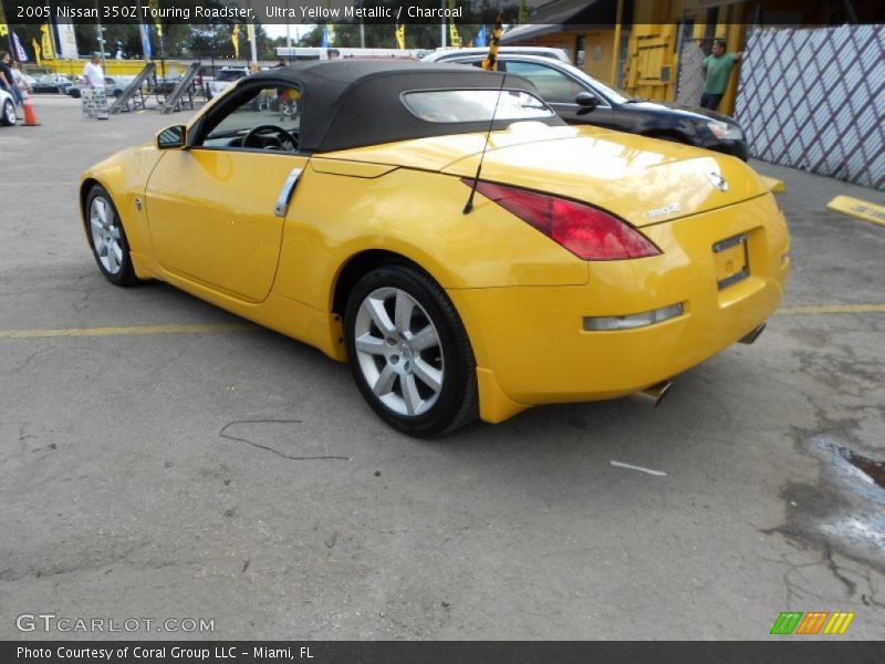 Ultra Yellow Metallic / Charcoal 2005 Nissan 350Z Touring Roadster